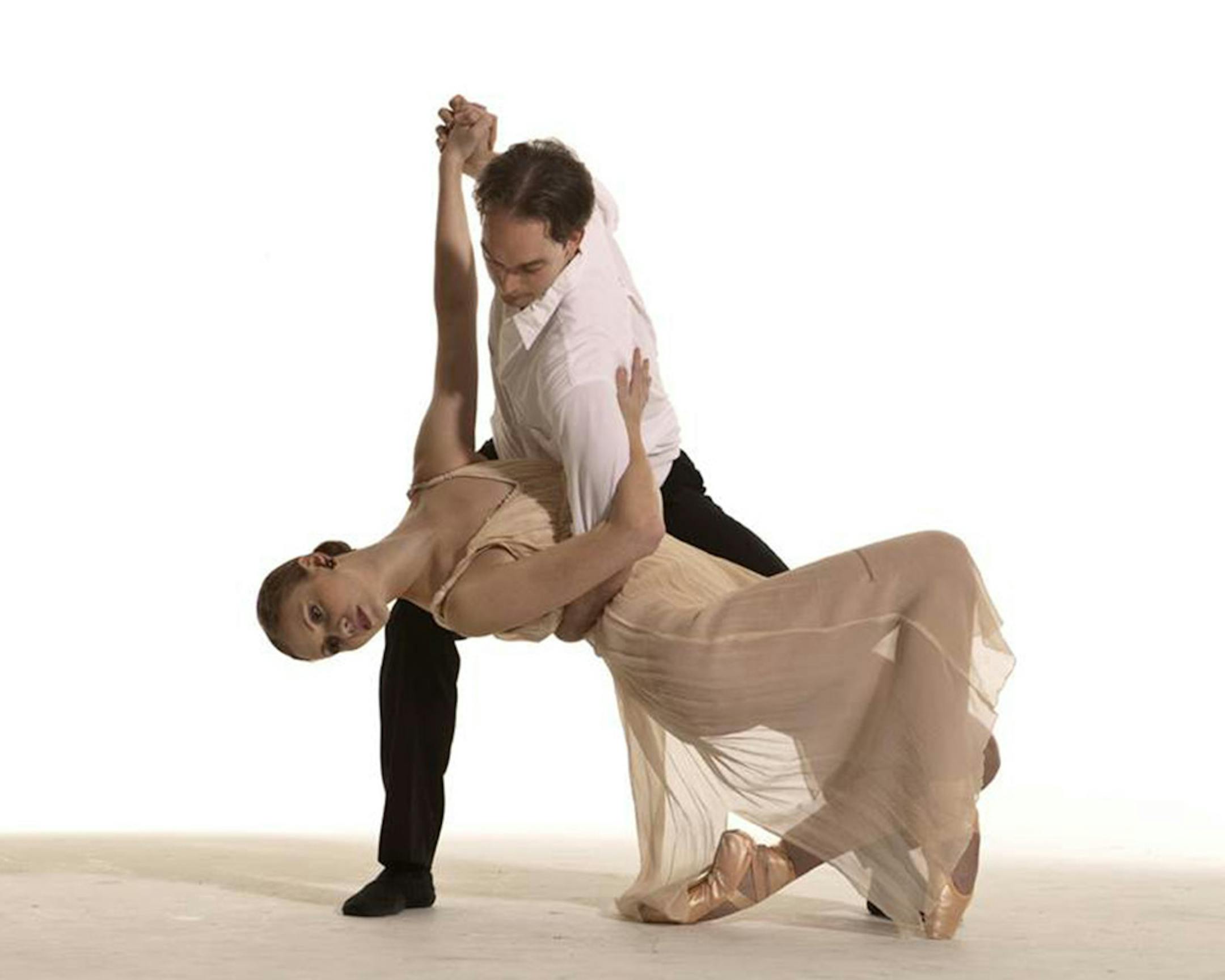 Raina Gilliland and Sam Feipel of Minnesota Dance Theatre in "Edifice Wrecks." credit: Erik Saulitis