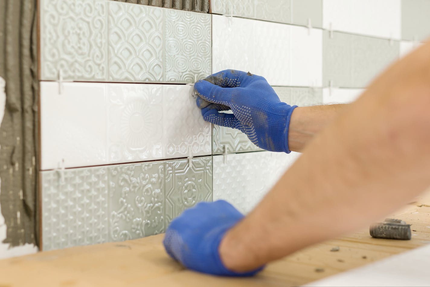 Learning to install tile is a popular project that's searched for on YouTube.