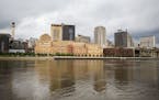 St. Paul officials said they will close Water Street, across from downtown, as a preventive measure on Monday. Access to Harriet Island remains open.