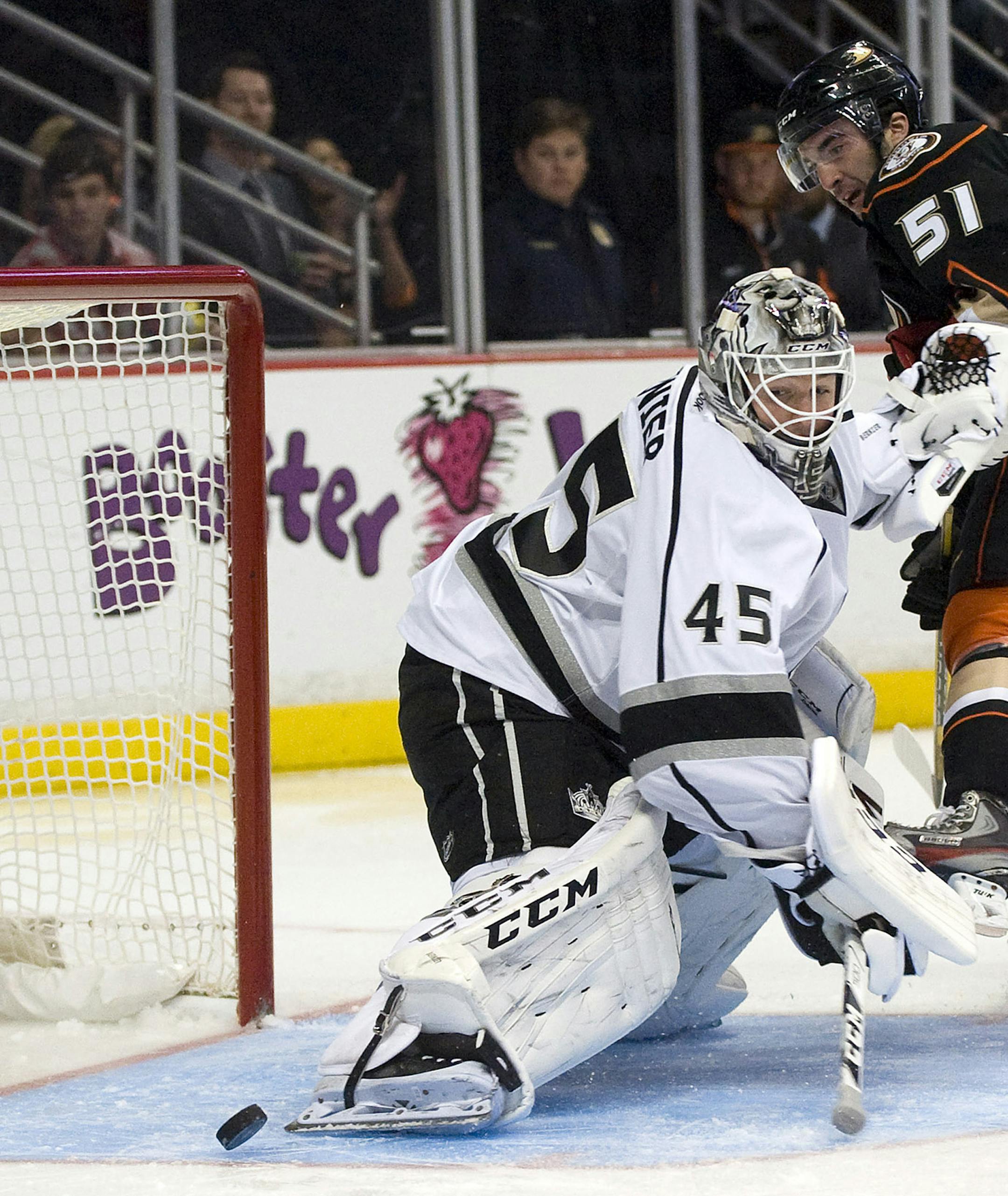 Kings goalie Jonathan Bernier, 24, is being looked at by several NHL teams, including the Wild, a team he has shut out three times.