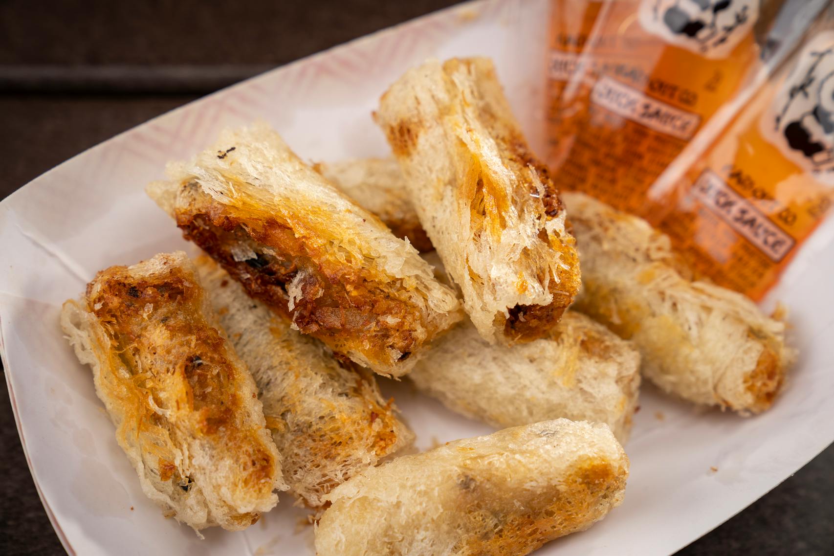 MinneVegetarian Egg Rolls from Que Viet Concessions. The new foods of the 2023 Minnesota State Fair photographed on the first day of the fair in Falcon Heights, Minn. on Tuesday, Aug. 8, 2023. ] LEILA NAVIDI • leila.navidi@startribune.com
