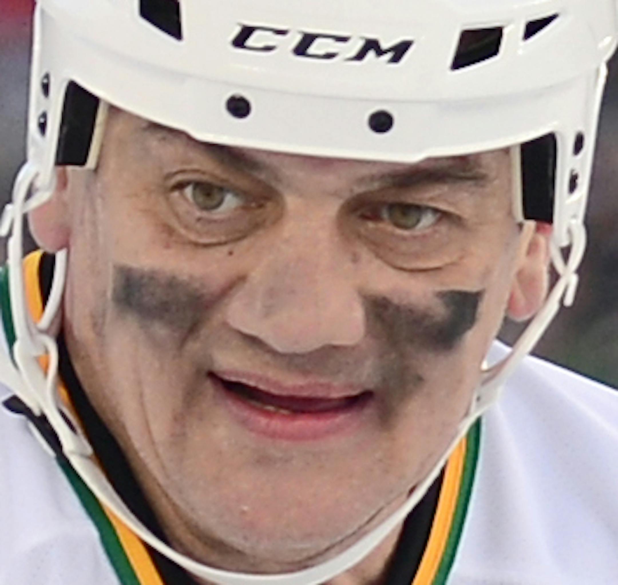 North Stars/Wild Alumni forward Tom McCarthy (11) skated down the ice in the second period Saturday. ] (AARON LAVINSKY/STAR TRIBUNE) aaron.lavinsky@startribune.com The 2016 Coors Light NHL Stadium Series alumni game was held Saturday, Feb. 20, 2016 at TCF Bank Stadium in Minneapolis, Minn.