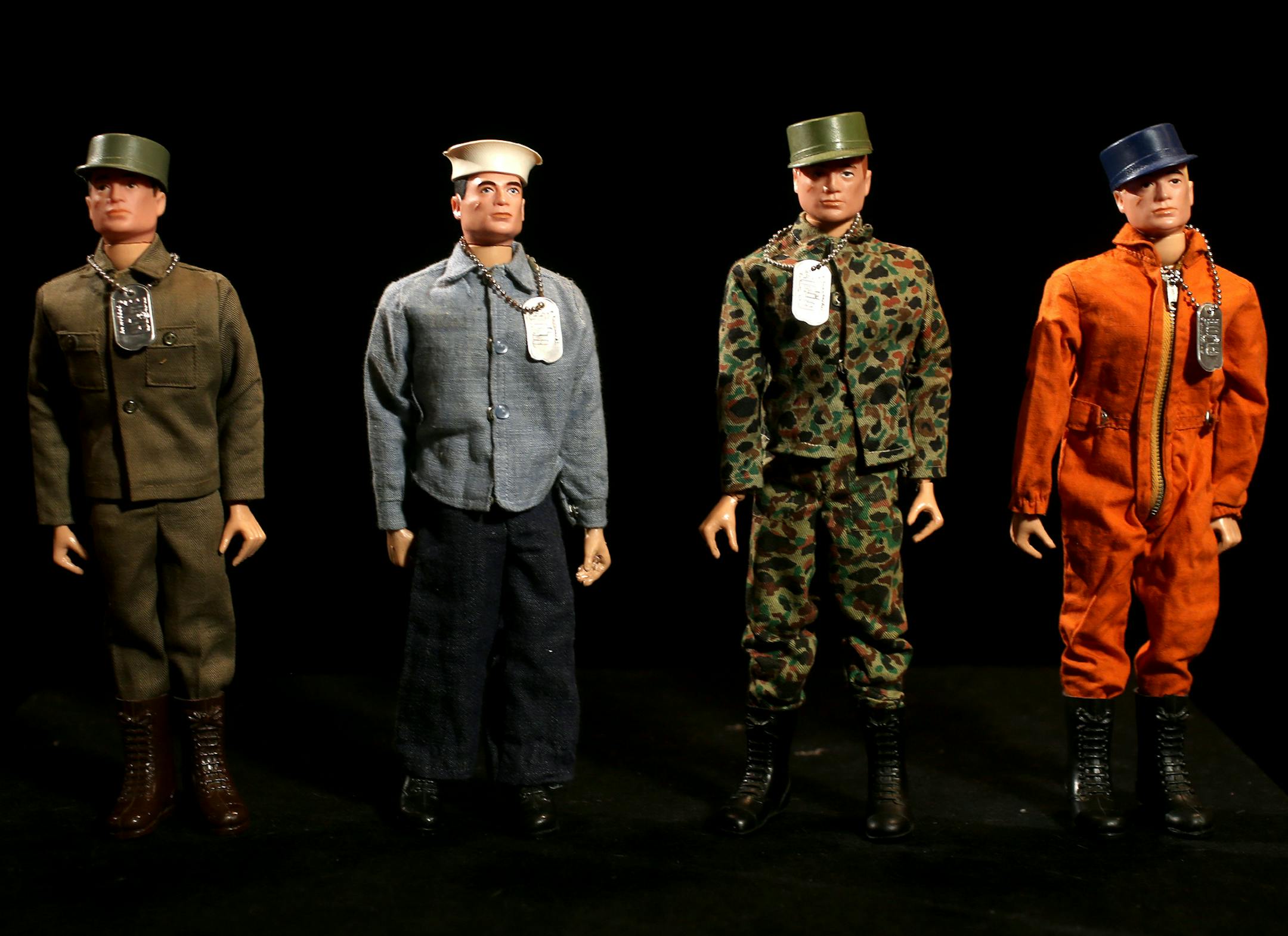 Ace Allgood's G I Joe collection. ] JOELKOYAMA‚Ä¢jkoyama@startribune Minneapolis, MN on March 11, 2014. G.I. Joe has seen a lot of action over the years. The soldier is a scarred veteran of countless military campaigns and adventures. He captured pygmy gorillas and hunted white tigers. He fought a terrorist organization, and four generations of young men have been his commander. America's first action figure has been an institution for children and adults for 50 years. Will G.I.