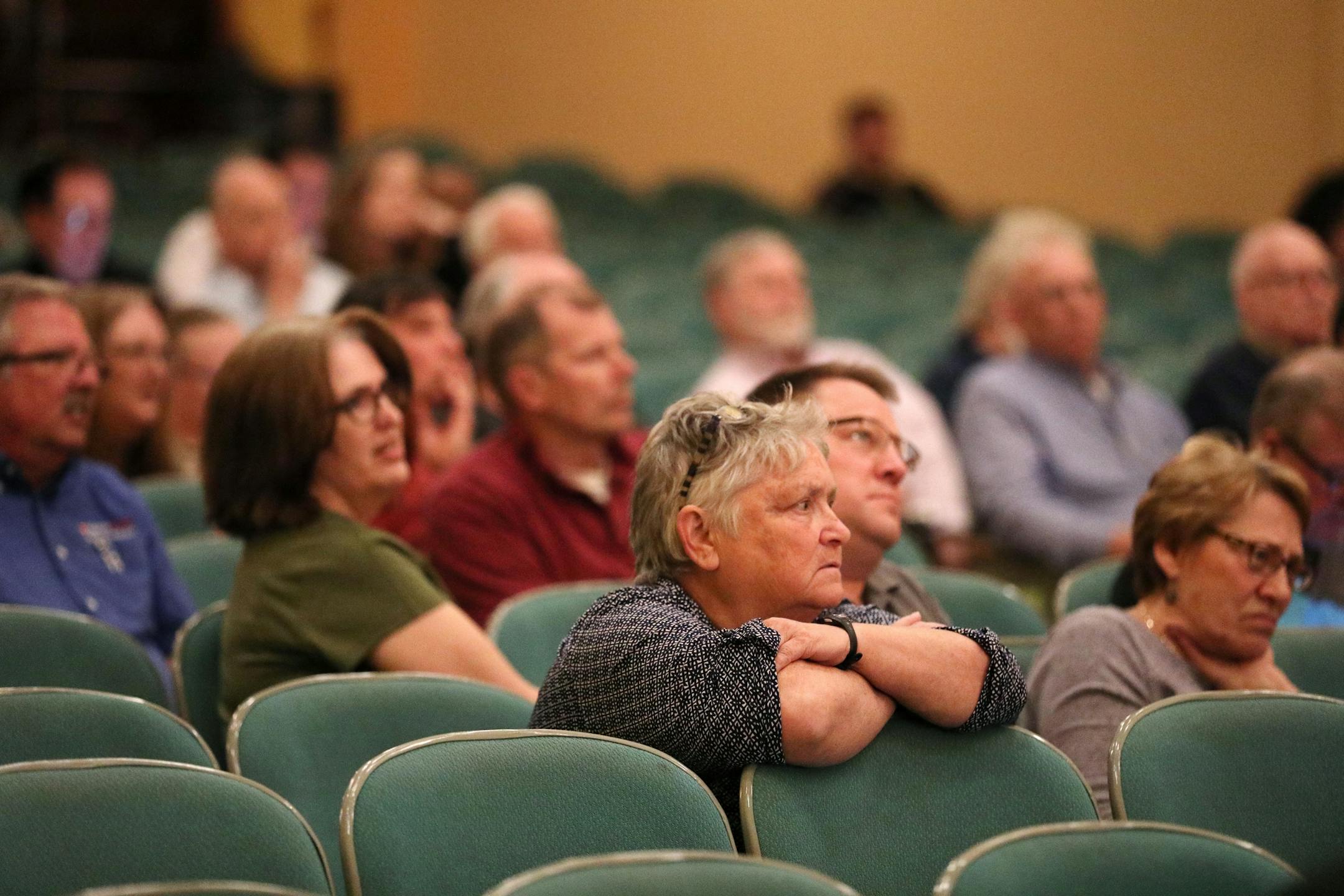 A group opposed to changing the name of Patrick Henry High School listened as freshman Janaan Ahmed and senior Farhiyo Hassan presented in favor of changing the name during the site council meeting Thursday.