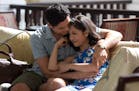 Henry Golding and Constance Wu in "Crazy Rich Asians."
