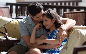 Henry Golding and Constance Wu in "Crazy Rich Asians."