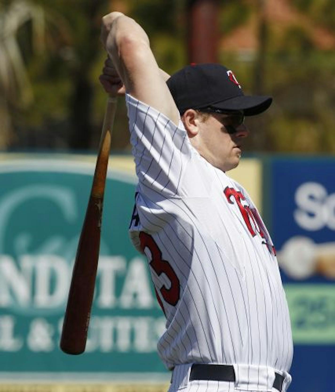 Twins first baseman Justin Morneau