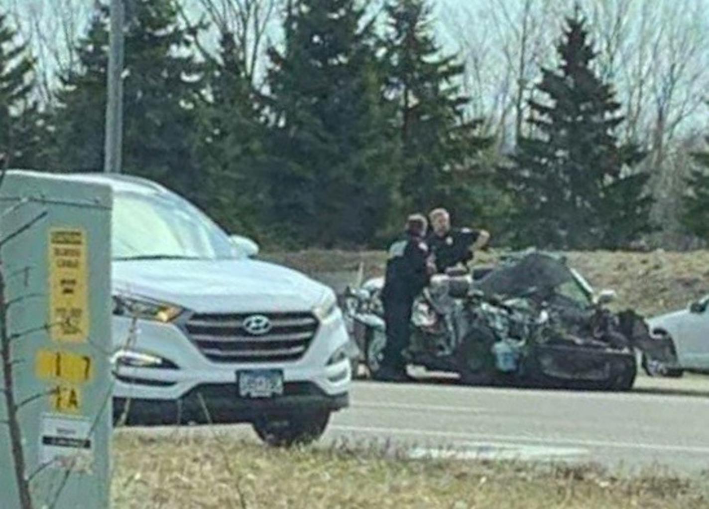 Two people died in a crash April 1 at the intersection of 185th and Natchez Avenue in Credit River Township. Residents say the intersection is dangerous and want a roundabout or stoplight installed.