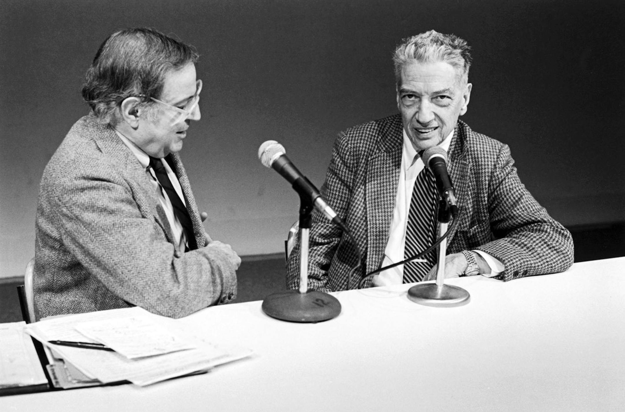 Leigh Kamman and John Hammond at the Walker Art Center in 1964