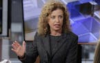 FILE - In this March 21, 2016 file photo, Democratic National Committee (DNC) Chair, Rep Debbie Wasserman Schultz, D-Fla. is interviewed in New York.