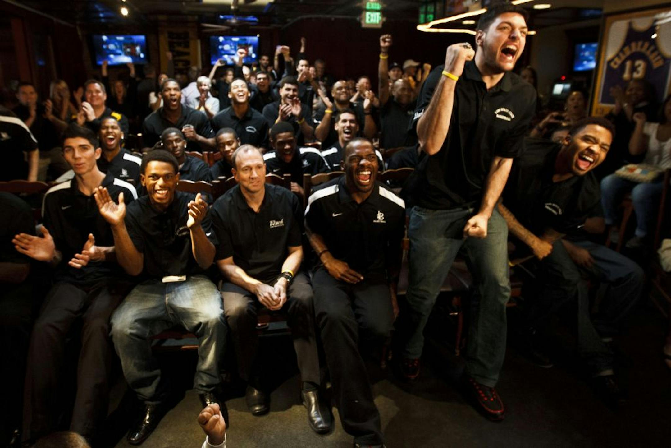 Dan Monson and his Long Beach State team liked what they saw during the NCAA selection show. Long Beach State is 25-8 this season.