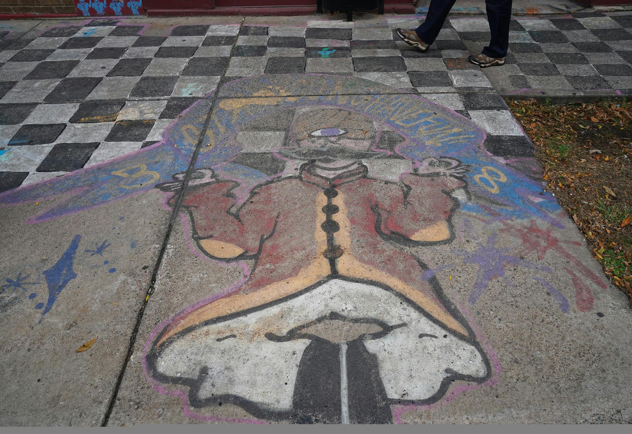 Maharaja's has stood on West Seventh in St. Paul since the 1980s. After a four-year dispute, the city is removing some of the store's sidewalk art. ] Shari L. Gross &#x2022; shari.gross@startribune.com After a four-year dispute, the city of St. Paul is removing some sidewalk art in front of a longtime gift and art shop on West Seventh Street. Jit Bhatia, the owner of Maharaja's, has fought to keep the sidewalk murals. The city says they are in violation. They are quite visible-kitty corner from