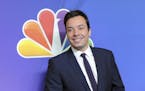 FILE - In this May 12, 2014 file photo, "The Tonight Show" host Jimmy Fallon attends the NBC Network 2014 Upfront presentation at the Javits Center in