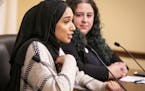Sexual assault survivor Asma Mohammed of Rise testifies during the meeting about eliminating the statute of limitations for criminal sexual assault ca