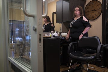 Stylist Penelope Burau at Salon Concepts in Chanhassen has rescheduled customers several times in anticipation that hair salons will reopen in Minneso