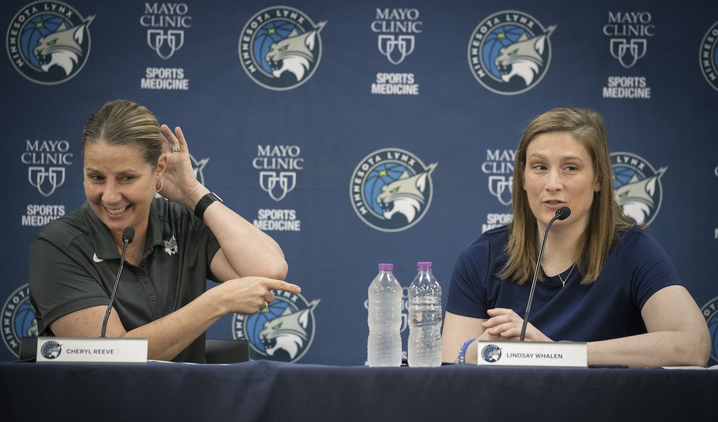 Lynx Head Coach Cheryl Reeve, left, (2017) and guard Lindsay Whalen (2004) are past winners of the Star Tribune Sportsperson of the Year award. This year's award will be featured in the Christmas Day newspaper.