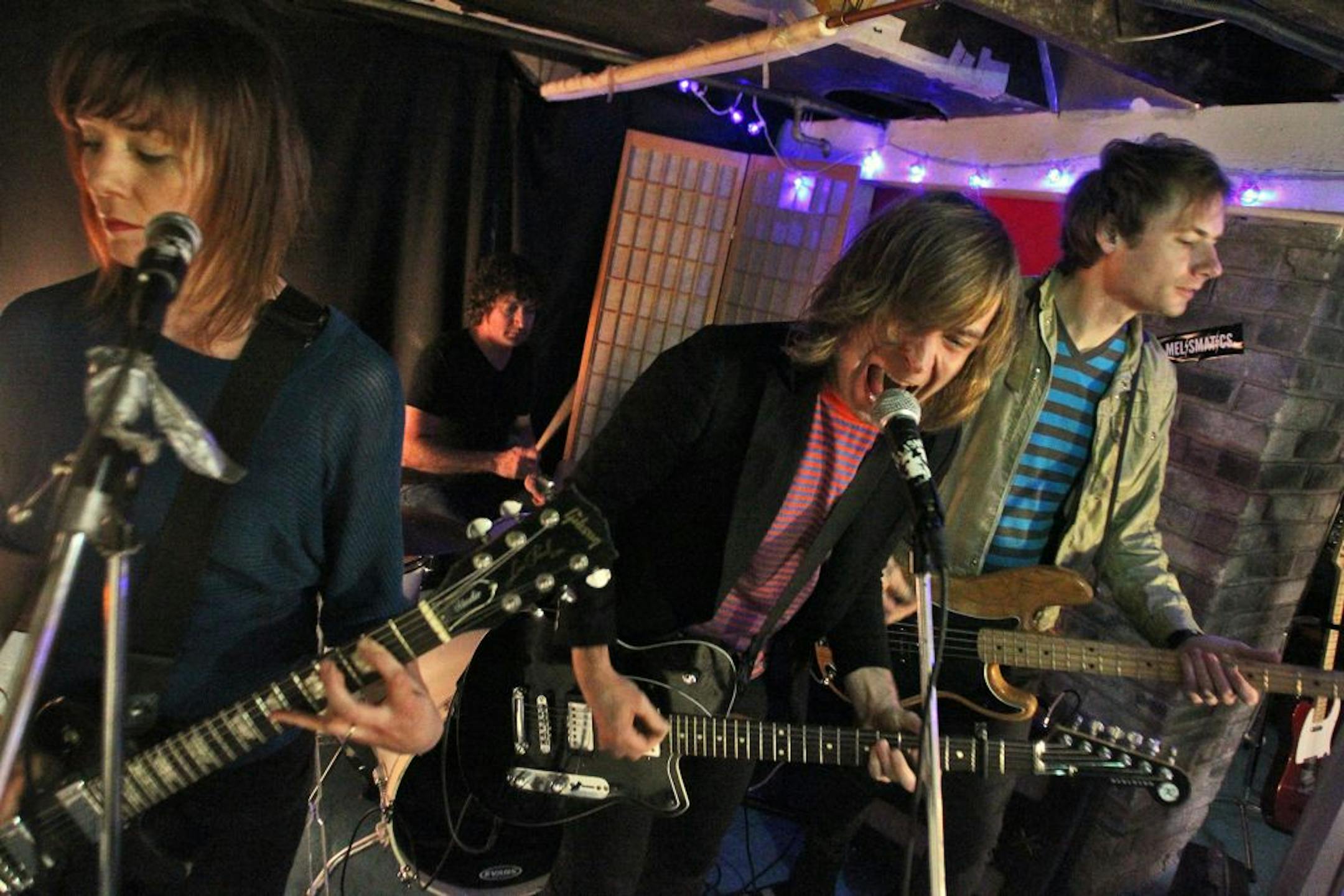 All four members of the Melismatics are involved in the tribute this year. From left: Kathie "Pony" Hixon-Smith, Ron Caron, Ryan Smith and Mark Wade.