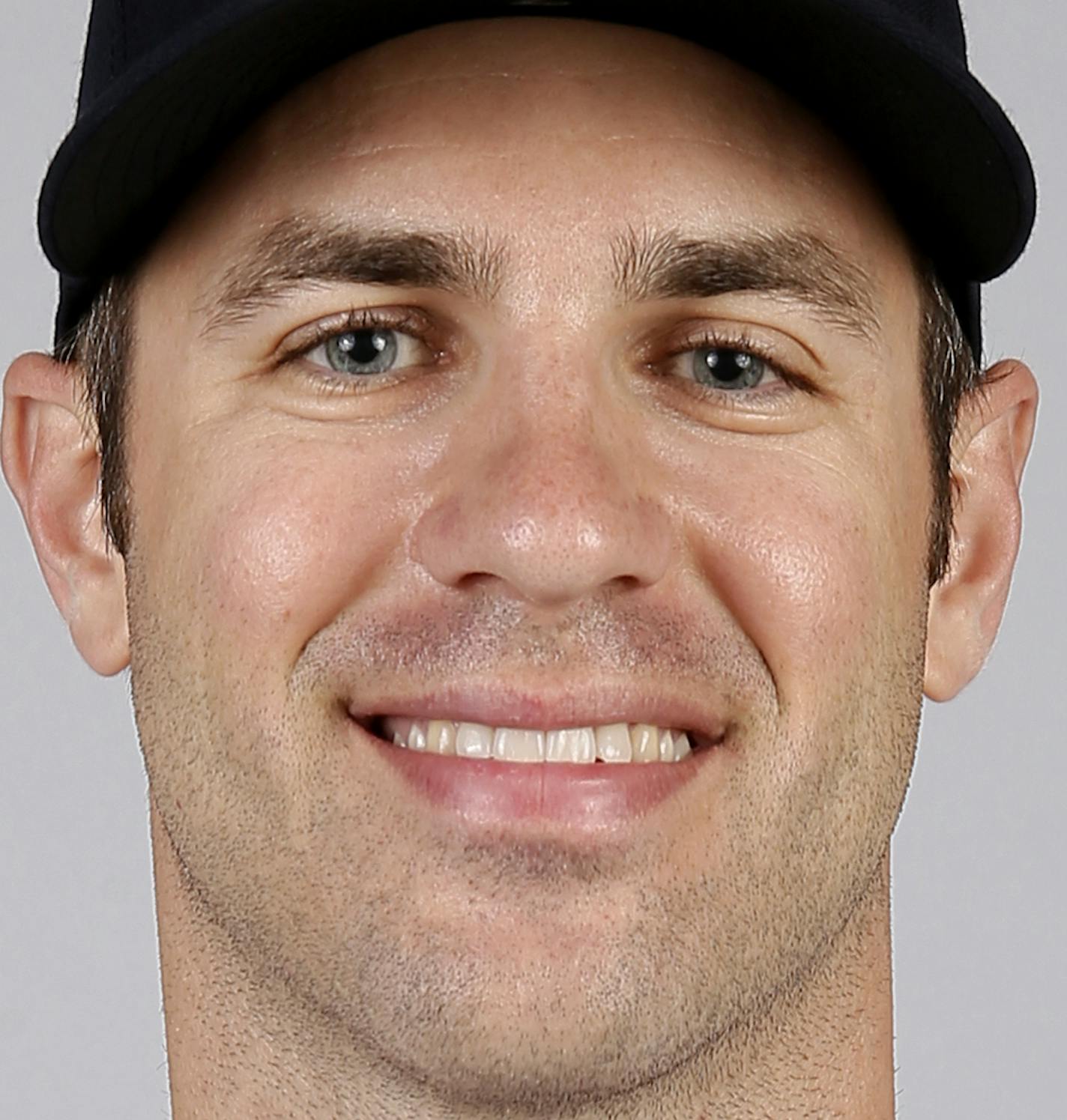 This is a 2015 photo of Joe Mauer of the Minnesota Twins baseball team. This image reflects the Twins active roster as of Tuesday March 3, 2015, when this image was taken. (AP Photo/Tony Gutierrez)