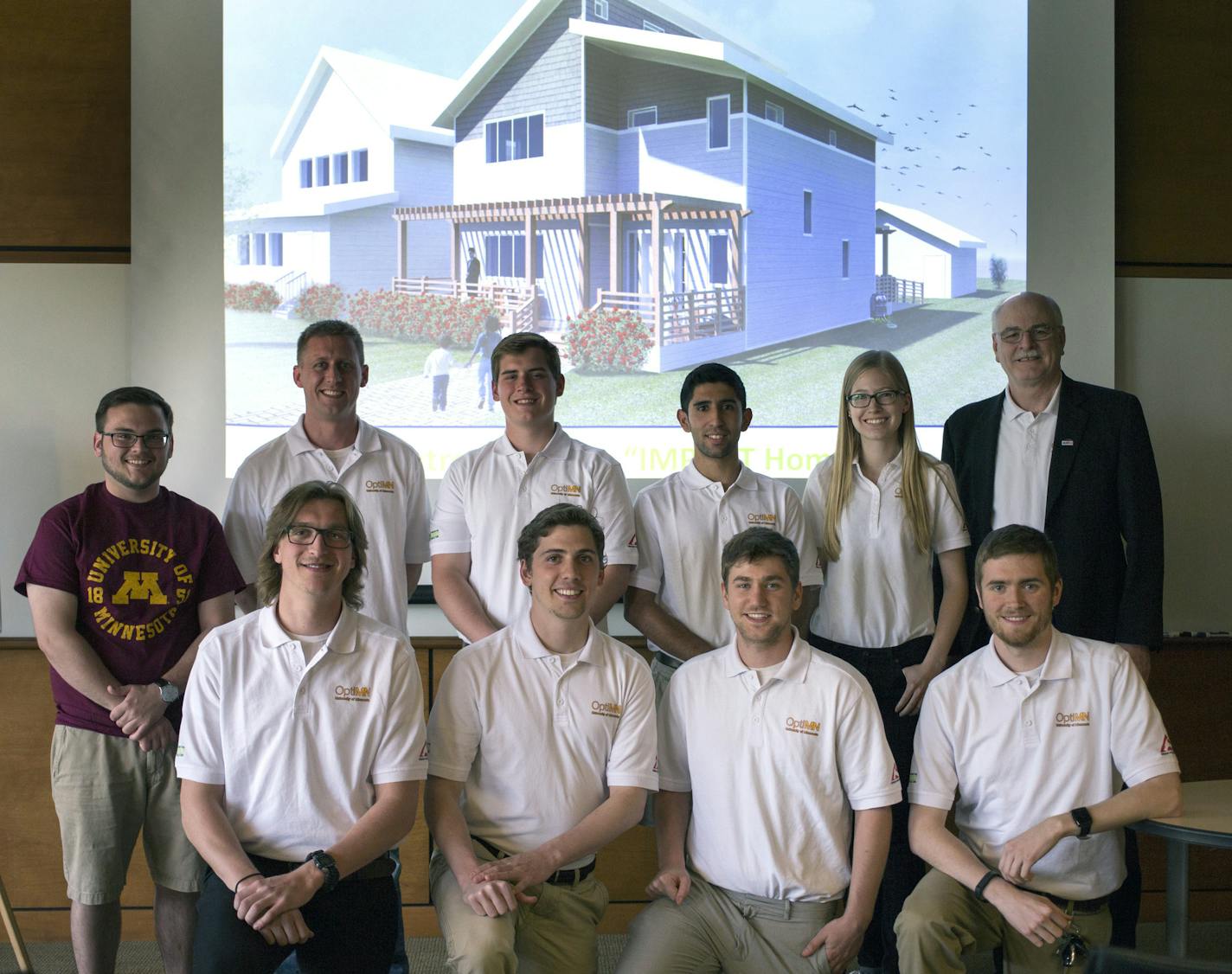 A design team from the University of Minnesota won the grand prize at a Department of Energy "Race to Zero Student Design Competition, which challenges college students to design a house that produces more energy than it consumes. ] Brian.Peterson@startribune.com Sty. Paul, MN - 5/05/2015