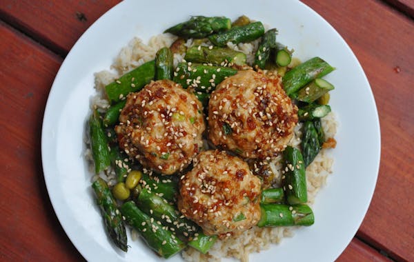 Photo by Meredith Deeds / Special to the Star Tribune Chicken Teriyaki Meatballs.