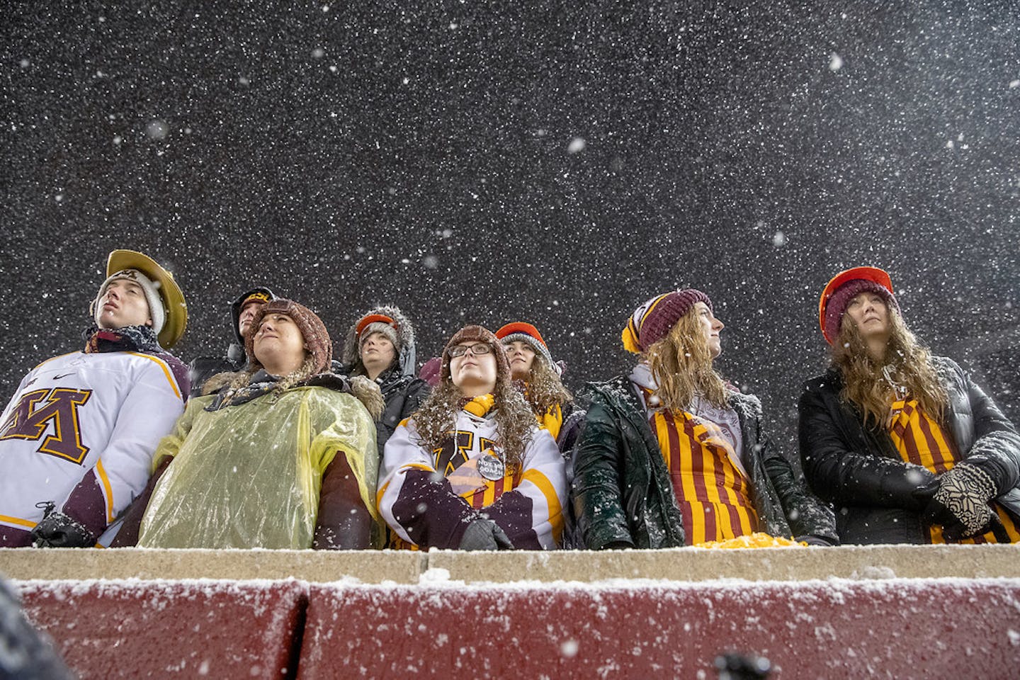 Gophers fans showed their disappointment in the stands right after Minnesota's 38-17 loss to the Wisconsin Badgers on Saturday.