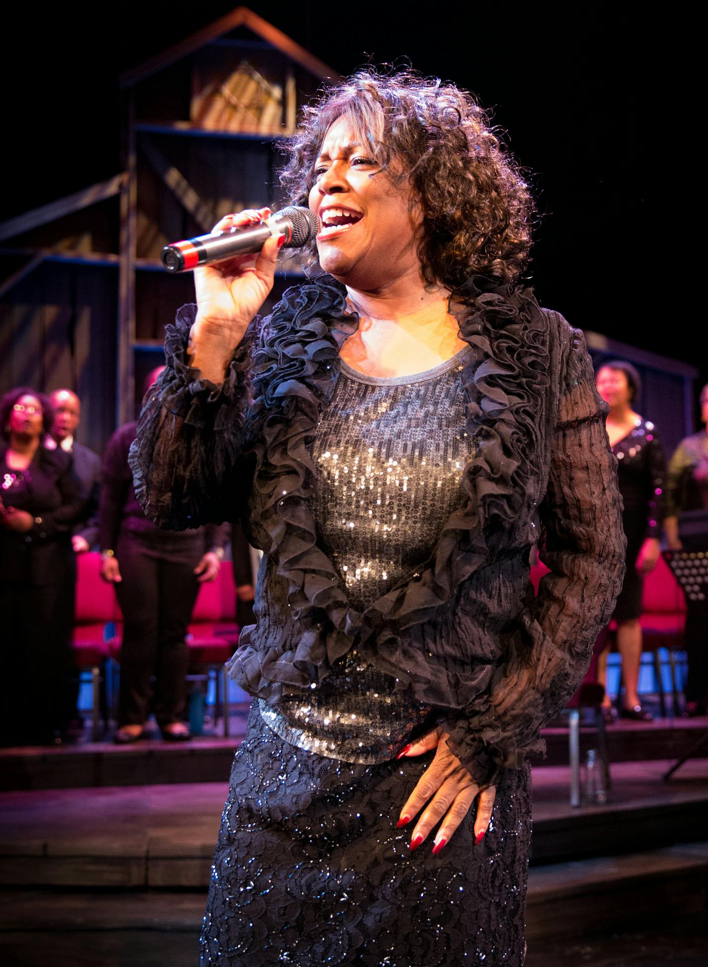 Photo by Allen Weeks Yolande Bruce in the Penumbra's "Black Nativity: A Holiday Concert."