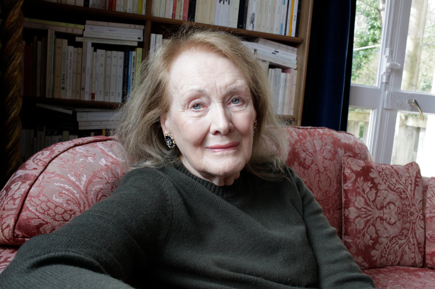 FILE Ñ The author Annie Ernaux, at home in Cergy Pontoise, France in March 2020. Ernaux, whose intensely personal books have spoken to generations of women by highlighting incidents from her own life, including a back-street abortion in the 1960s and a passionate extramarital affair, was awarded the Nobel Prize in Literature on Oct. 6, 2022. (Isabelle Eshraghi/The New York Times)