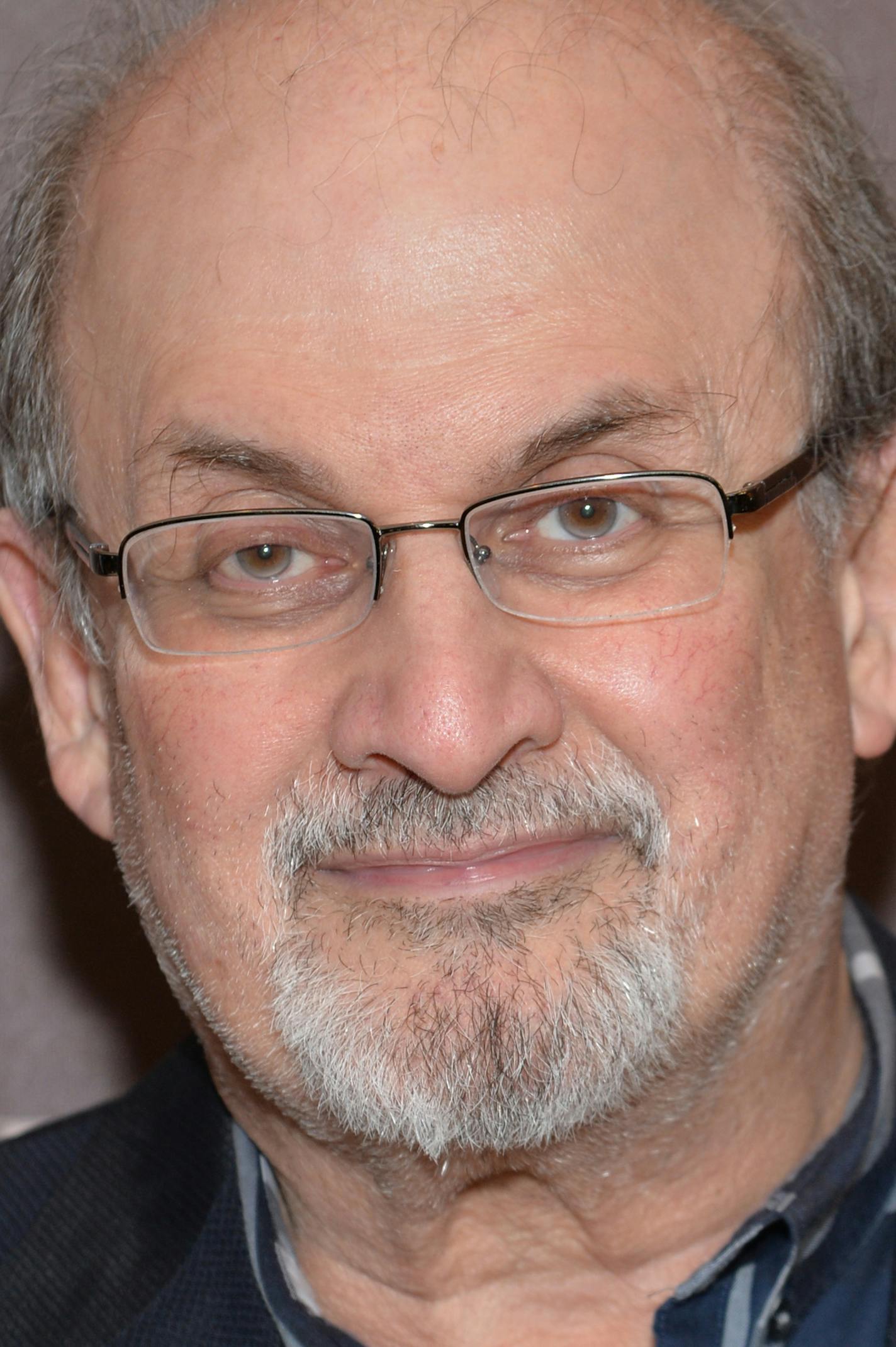 Novelist Salman Rushdie seen at The 35 Most Powerful People in Media hosted by The Hollywood Reporter, on Wednesday, April 16, 2014 in New York, New York. (Photo by Evan Agostini / Invision for The Hollywood Reporter /AP Images) ORG XMIT: INVL