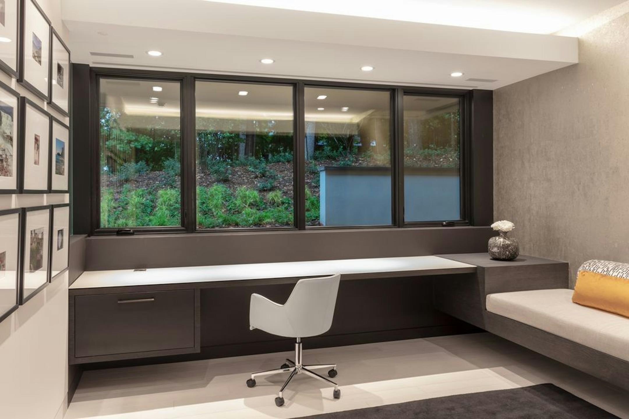 An office on the lower level.