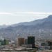 El Paso, Texas, with Ciudad Juarez, Mexico, in the background on Nov. 10, 2020.