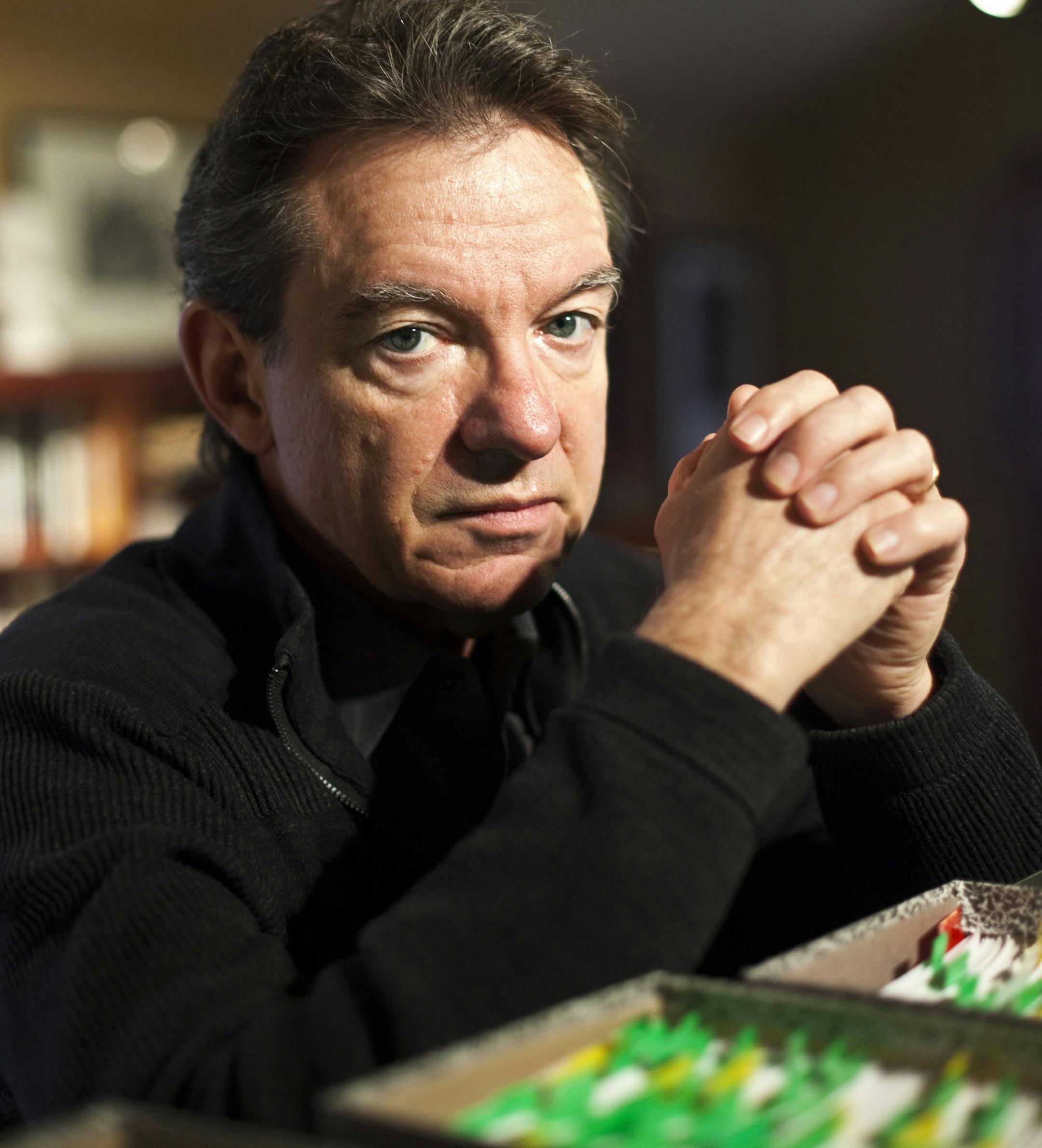 EDS.: RETRANSMISSION TO CORRECT TITLE OF BOOK Lawrence Wright in Austin, Texas, Dec. 15, 2012. Wright said he has received threats for his book, "Going Clear: Scientology, Hollywood and the Prison of Belief," that recounts the history of Scientology through the interwoven stories of key figures. (Ben Sklar/The New York TImes) ORG XMIT: MIN2013021110293439