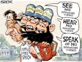 Sack cartoon: Free speech on campus