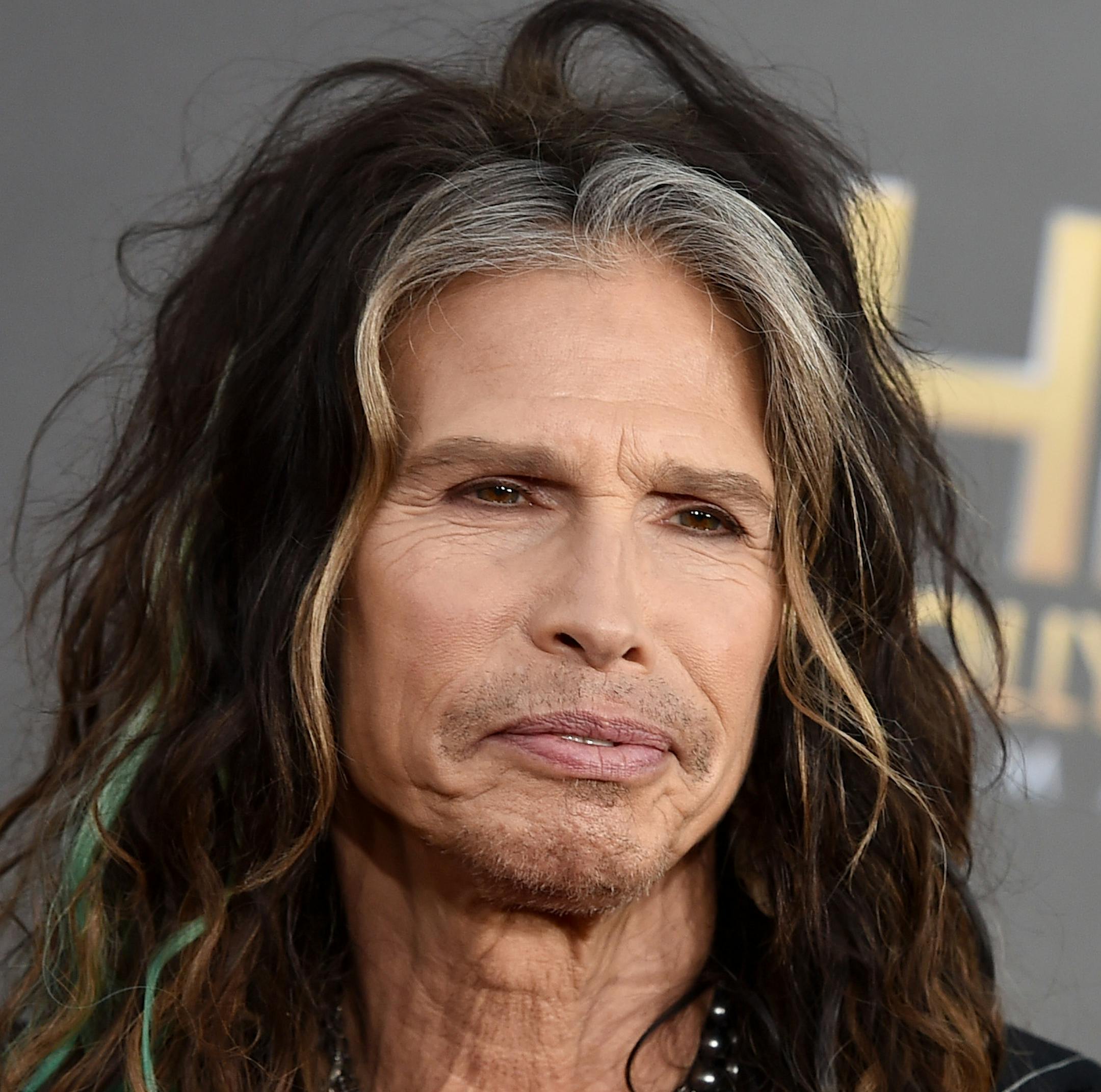 FILE - In this Friday, Nov. 14, 2014, file photo, Steven Tyler arrives at the Hollywood Film Awards at the Palladium, in Los Angeles.