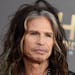FILE - In this Friday, Nov. 14, 2014, file photo, Steven Tyler arrives at the Hollywood Film Awards at the Palladium, in Los Angeles.