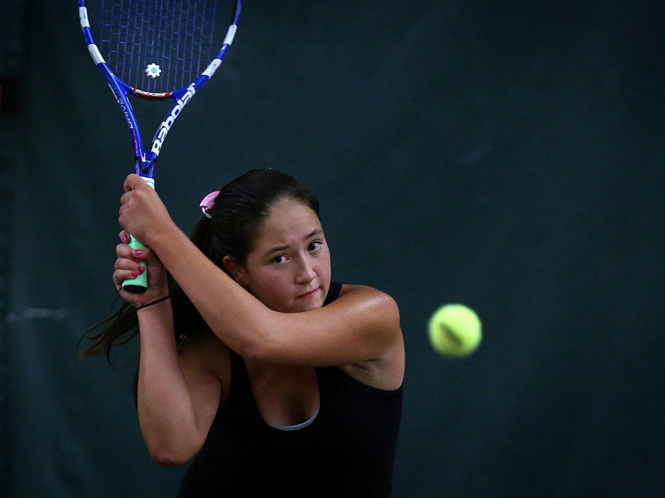 Edina‚Äôs Kelly Reger competed against Blake in the Section 6, 2A team finals at the University of Minnesota Baseline Tennis Center. ] JIM GEHRZ ‚Ä¢ jgehrz@startribune.com / Minneapolis, MN / Oct. 7, 2014 / 9:00 AM / BACKGROUND INFORMATION: Edina played Blake in the Section 6, 2A team finals at the University of Minnesota Baseline Tennis Center.