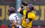 Junior Conor Rhoda has played in three games with the Gophers, completing one pass for 6 yards.