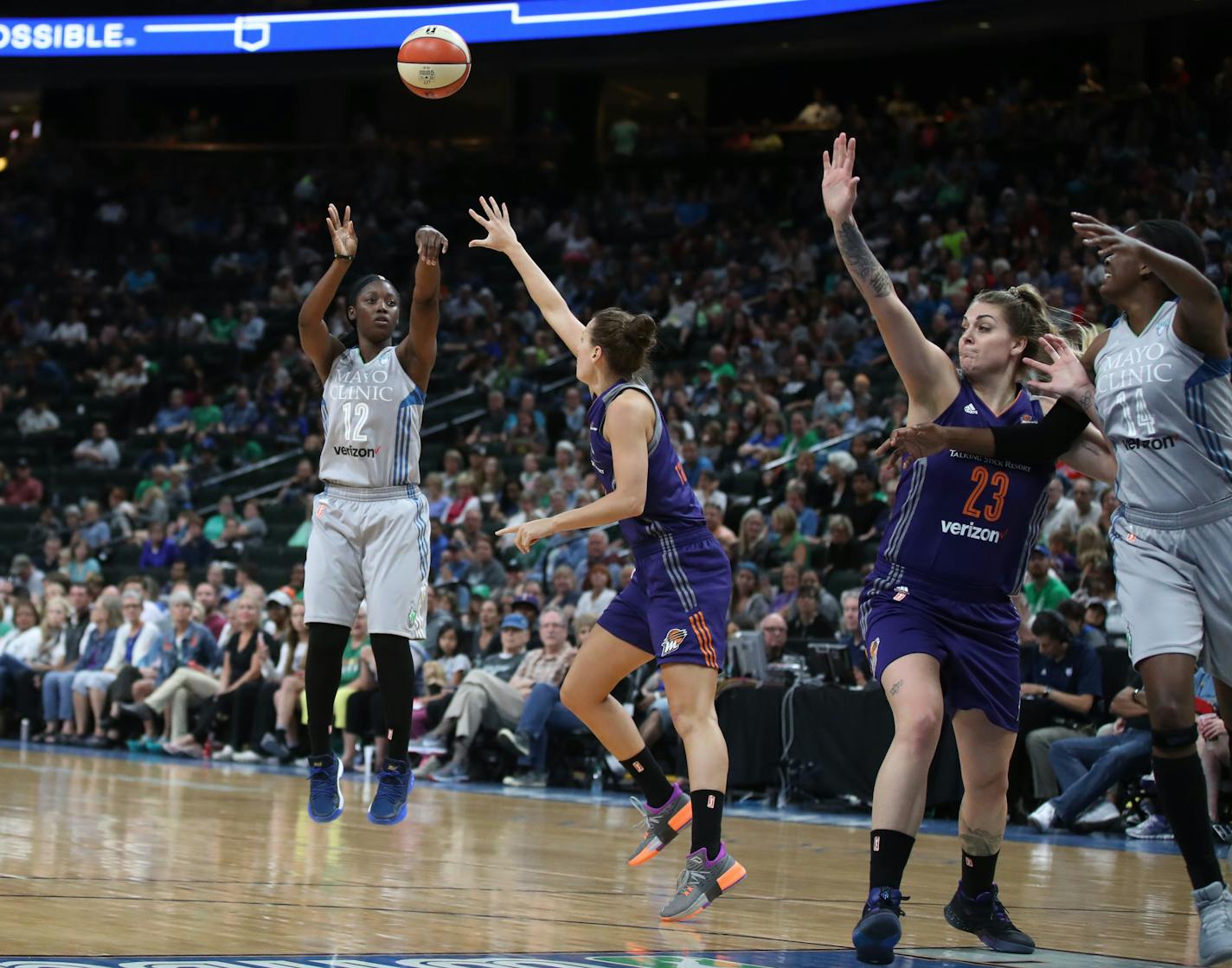 Minnesota Lynx guard Alexis Jones