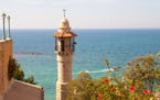 Jaffa sits on the Mediterrean Sea. Photo taken by Dana Friedlander for the Israeli Ministry of Tourism