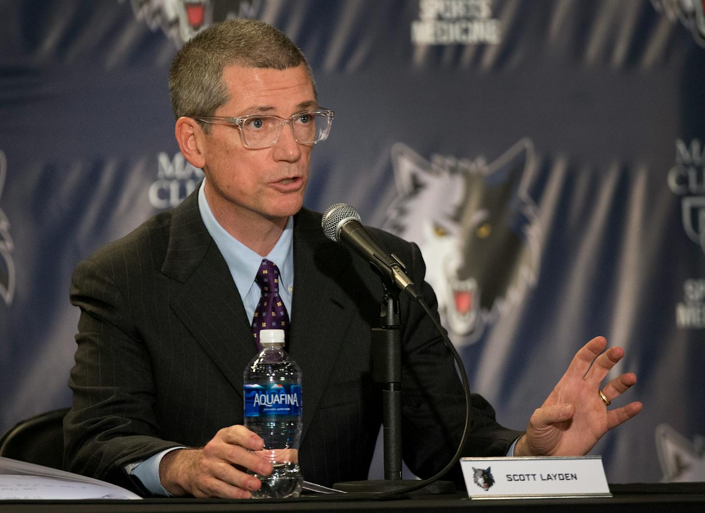 New Wolves GM Scott Layden says his friendship with new coach Tom Thibodeau will help in planning.