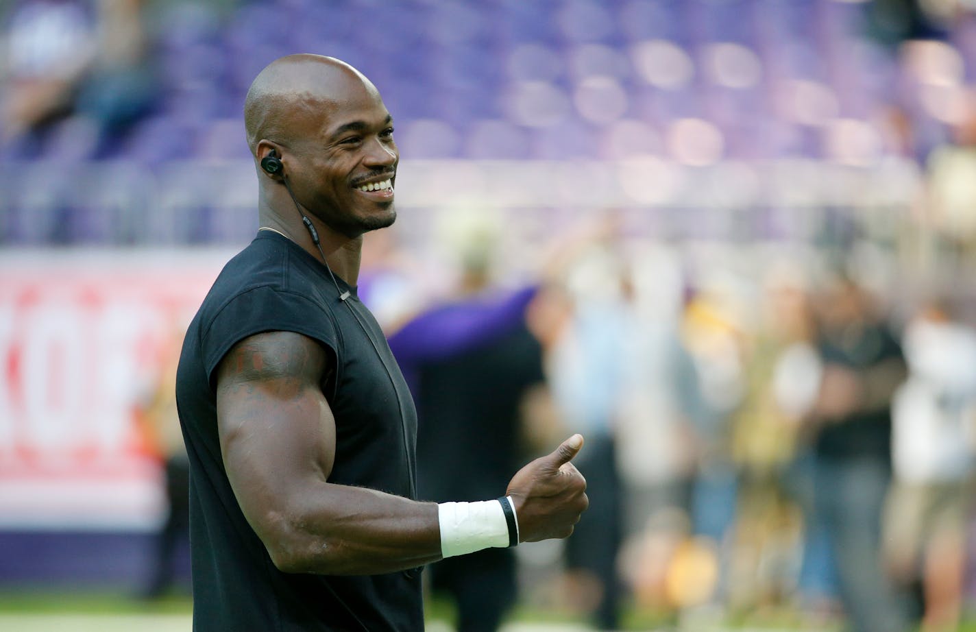 Adrian Peterson, in 2017