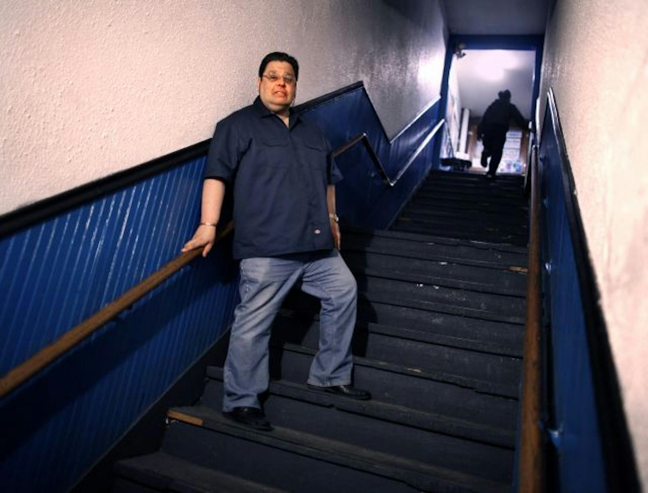 Ted Wilebski worked the door at Wilebski's.