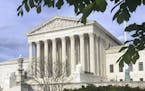 FILE - This April 23, 2018, file photo shows the Supreme Court in Washington. The Supreme Court says states can force online shoppers to pay sales tax