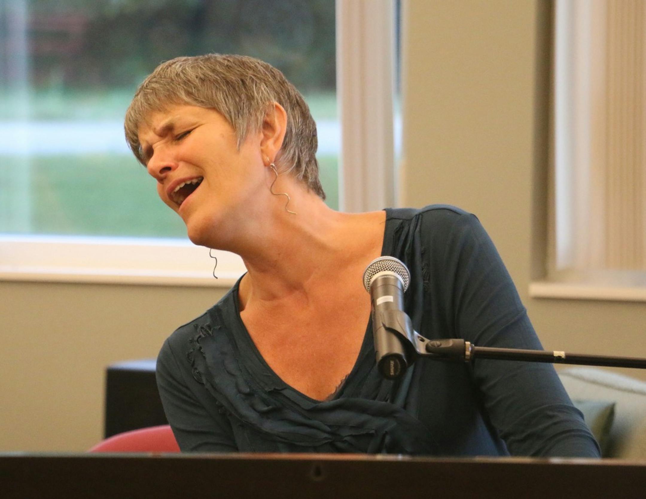 Submitted photo: Vocal coach Barbara McAfee throws her whole self -- heart, body, soul -- into her work.