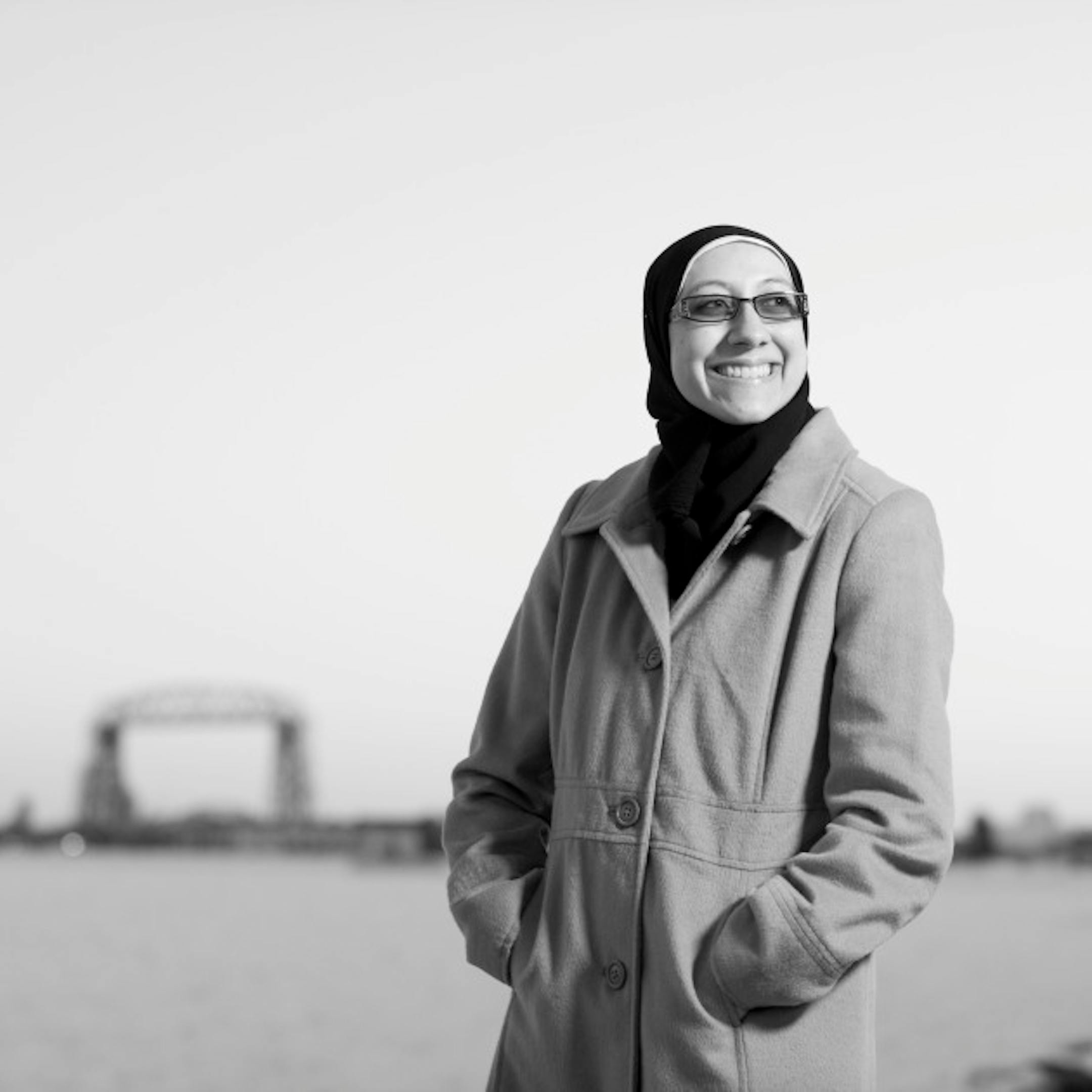Nora Sadek in Duluth. Photo in a series for IRG entitled The Muslim Experience in Minnesota