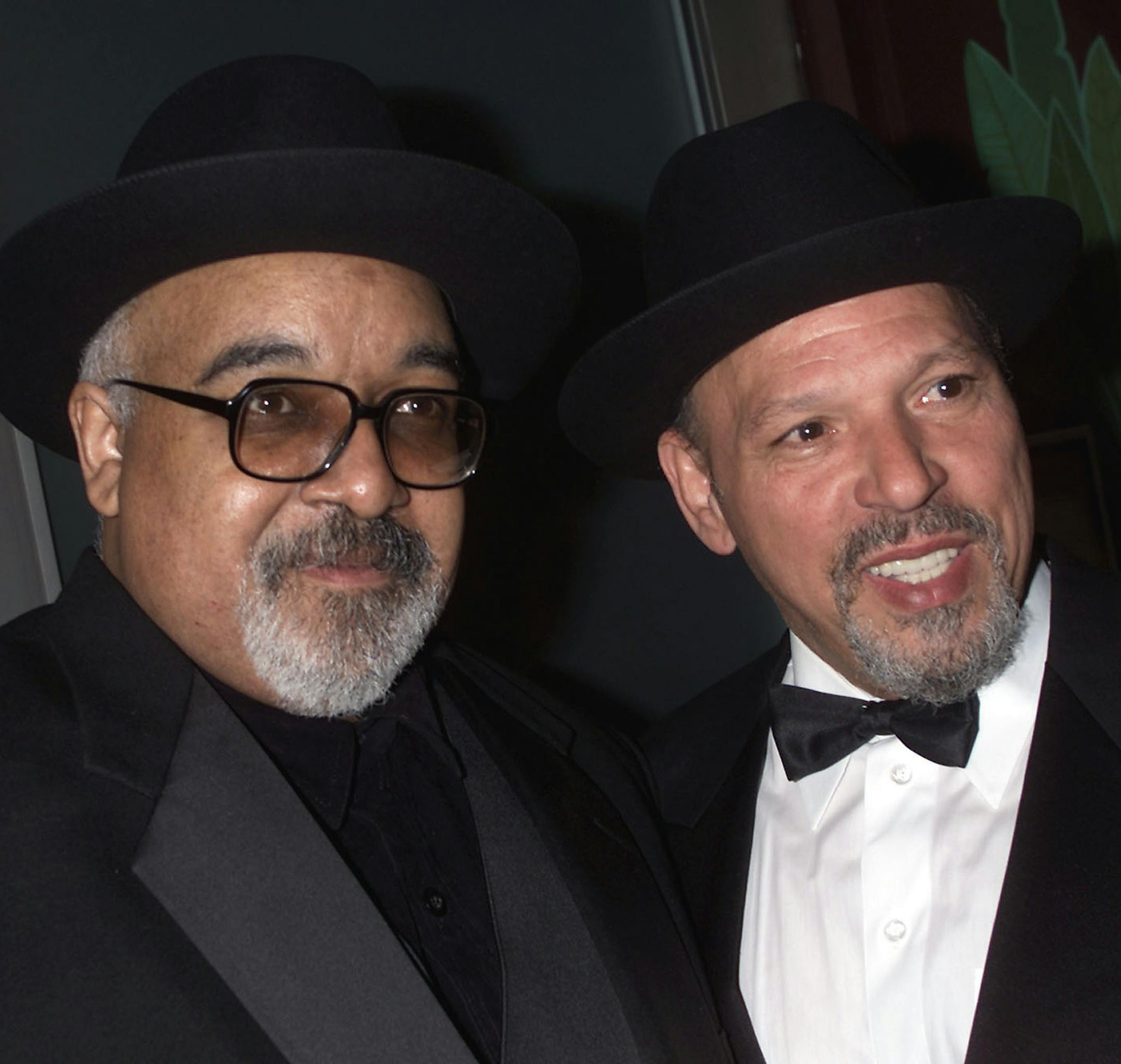 Marion McClinton, left, with playwright August Wilson in 2001.