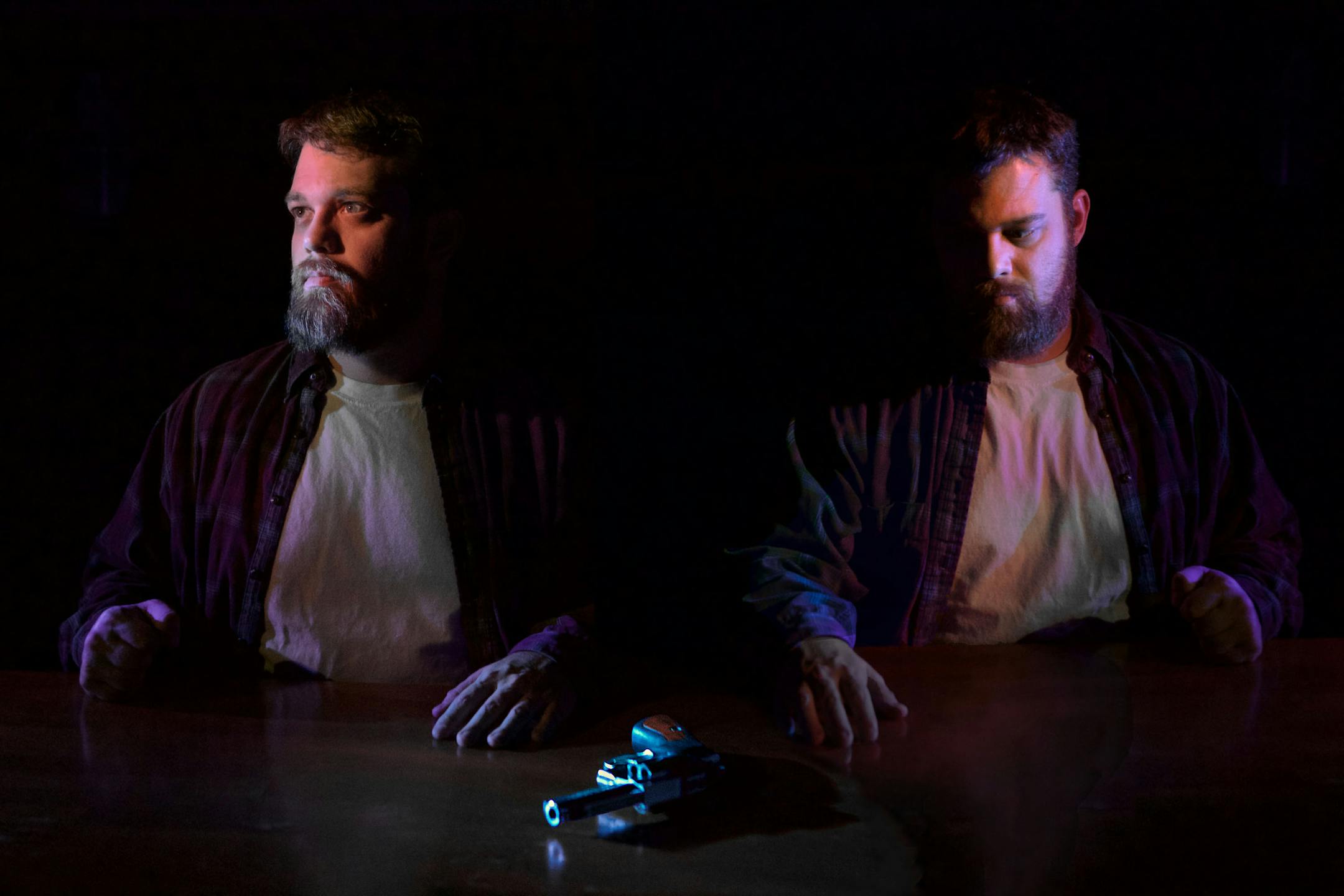 The Gun Show presented by IDIC Theatreworks. Pictured: Aaron Konigsmark