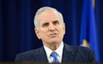 Gov. Mark Dayton said he would veto the education bill and was angry when he said he was told that not a single House Republican would vote for half-d