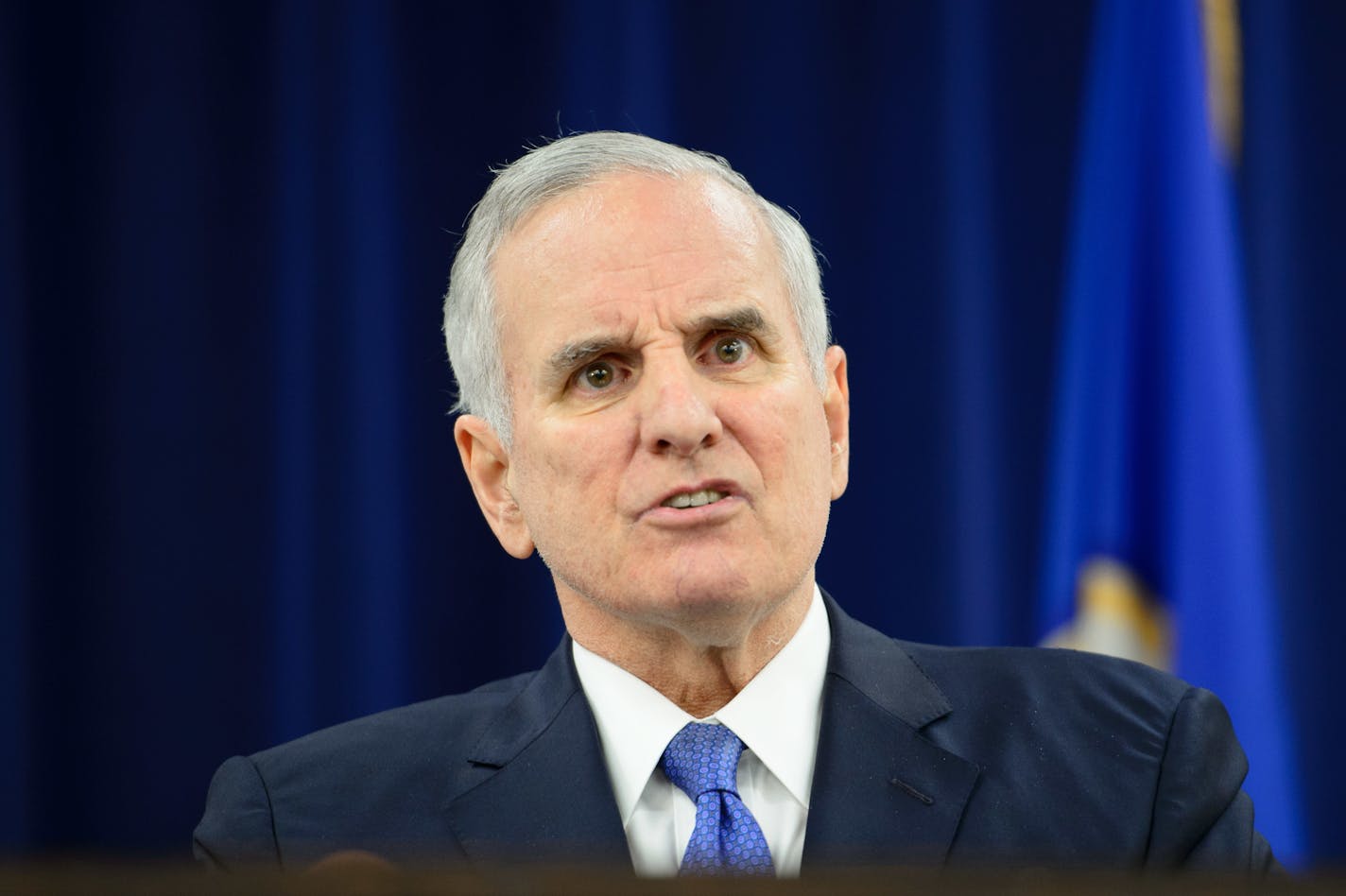 Gov. Mark Dayton said he would veto the education bill and was angry when he said he was told that not a single House Republican would vote for half-day optional pre-K .