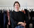 Kathryn Sterner, owner of Winsome Goods, a Minneapolis boutique that operates designs, samples and produces clothing and seen Wednesday, July 25, 2018