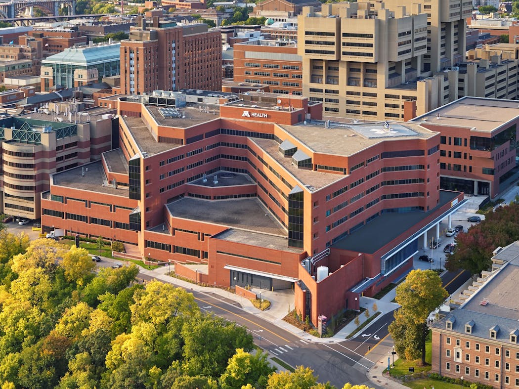 The University of Minnesota and Fairview Health Services are in negotiations that will determine the future of the U's teaching hospital, pictured here.